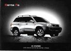 HYUNDAI SANTA FE  2001, Livres, Autos | Brochures & Magazines, Enlèvement ou Envoi, Comme neuf, Autres marques