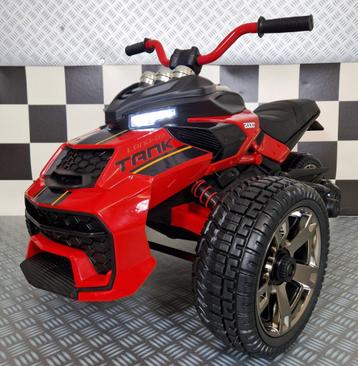 Kindermotor Spyder - soft start - leren zit - verlichting  beschikbaar voor biedingen
