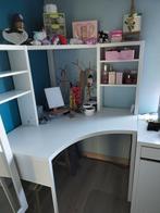 Ikea MICKE hoekbureau wit 100x142cm, Maison & Meubles, Bureaux, Enlèvement