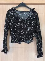 Cropped blouse Tally Weijl maat S (nr3848), Tally Weijl, Zwart, Ophalen of Verzenden, Zo goed als nieuw