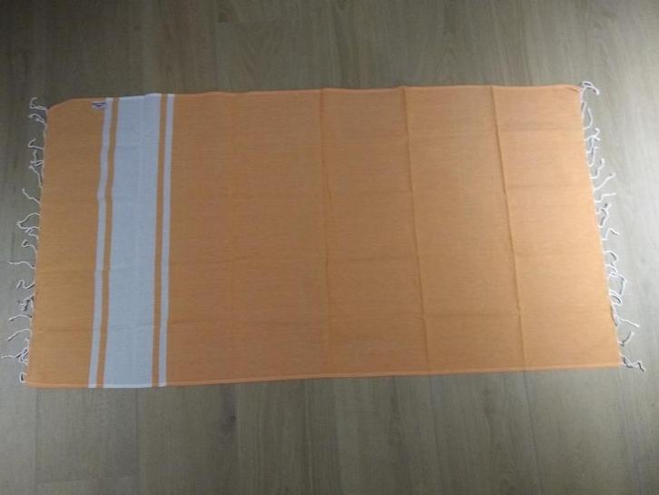 Nieuw Hammam strandlaken, Huis en Inrichting, Badkamer | Badtextiel en Accessoires, Nieuw, Overige typen, Oranje, Ophalen of Verzenden