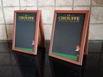 La Chouffe tafelkrijtbordjes, Ophalen of Verzenden, Zo goed als nieuw