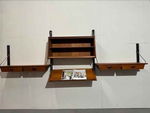 Louis van Teeffelen voor WeBe vintage modulair wandsysteem, Antiquités & Art, Curiosités & Brocante, Enlèvement ou Envoi