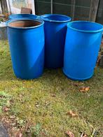 Plastieke regentonnen 200 liter, Tuin en Terras, 150 liter of meer, Ophalen, Gebruikt, Kunststof