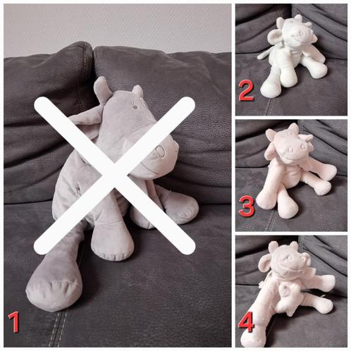 Noukies/Nattou Knuffel, Kinderen en Baby's, Speelgoed | Knuffels en Pluche, Zo goed als nieuw, Koe, Ophalen of Verzenden
