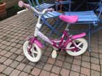 Wit-roze kinderfietsje., Fietsen en Brommers, Ophalen, Gebruikt, Minder dan 16 inch, Dino