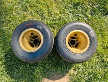 Setje achtervelgen met Vega LL99 banden - karting - kart beschikbaar voor biedingen