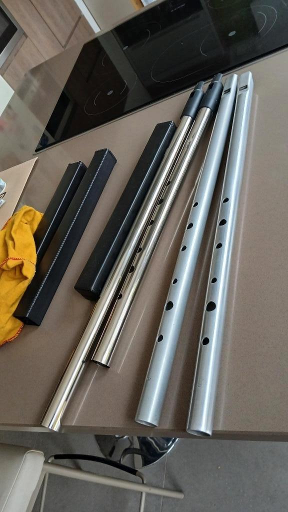 low whistles (flûtes irlandaises) C et D (KWL/Howard/Takahe), Musique & Instruments, Instruments à vent | Autre, Enlèvement