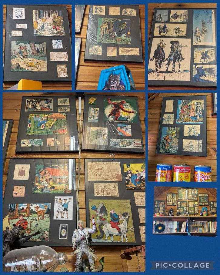 Strip gerelateerde items uit eigen collectie, Verzamelen, Stripfiguren, Ophalen of Verzenden