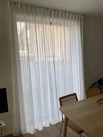 Gordijnen wit doorzichtig, Maison & Meubles, Ameublement | Rideaux & Stores à lamelles, 200 cm ou plus, Comme neuf, Enlèvement