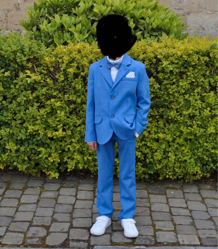 Communiekledij jongen, Kinderen en Baby's, Kinderkleding | Maat 128, Zo goed als nieuw, Jongen, Broek, Ophalen