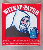 Witkap - Pater oude grote sticker, Ophalen of Verzenden, Zo goed als nieuw
