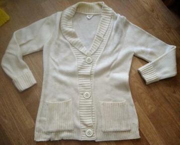 Vintage winterse cardigan vest gilet golf trui  Geen maat in beschikbaar voor biedingen