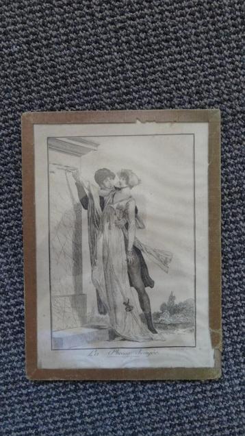La phrase changée, prent van Maquet ca 19x14 cm beschikbaar voor biedingen