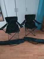2 sièges rabattables avec sac de rangement, Caravanes & Camping, Enlèvement, Comme neuf