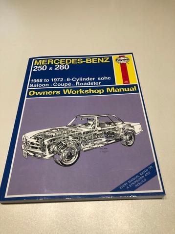 Werkboek Mercedes 250 en 280 beschikbaar voor biedingen