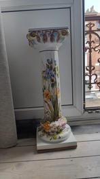 Handbeschilderde porseleinen zuil – 62 cm, Ophalen, Gebruikt