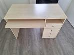 Compacte uitschuifbare bureau met lades, Huis en Inrichting, Ophalen, Zo goed als nieuw, Bureau