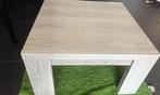 Kleine houten salontafel, Ophalen, Gebruikt, Vierkant, Minder dan 50 cm