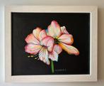 Schilderij. Amaryllis. Uniek en enig., Antiek en Kunst, Kunst | Schilderijen | Klassiek, Ophalen
