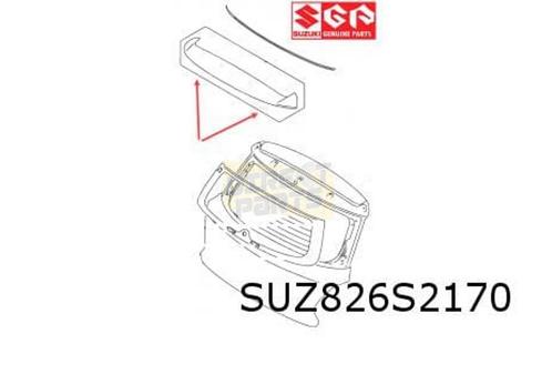 Suziki Swift Sport achterklepspoiler (ZFT yellow) (6/18-) Or, Auto-onderdelen, Carrosserie, Achterklep, Suzuki, Achter, Nieuw