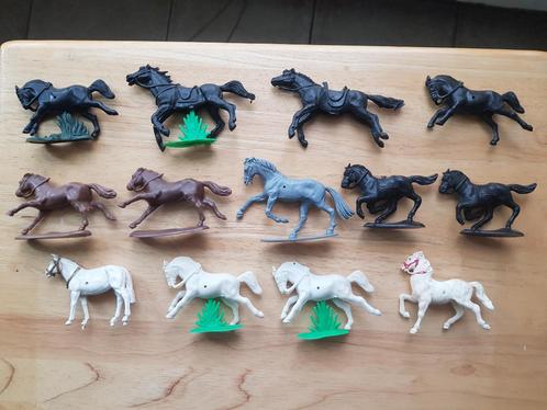 Lot jouets chevaux en plastique, Collections, Jouets miniatures, Utilisé, Enlèvement