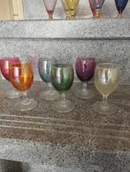 6 gekleurde glaasjes, Verzamelen, Glas en Drinkglazen, Ophalen of Verzenden, Zo goed als nieuw
