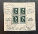 Duitsland: 1937 Block 9 Gestempeld, Ophalen of Verzenden, Gestempeld