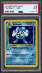 Poliwrath Holo PSA 9 - 13/102 - Base Set 1999, Ophalen of Verzenden, Zo goed als nieuw, Losse kaart, Foil