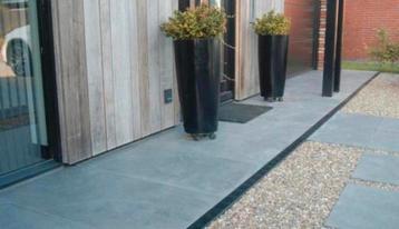 Goot oprit, terras Aluminium Eloxiert- Zwart, Tuin en Terras, Ophalen of Verzenden