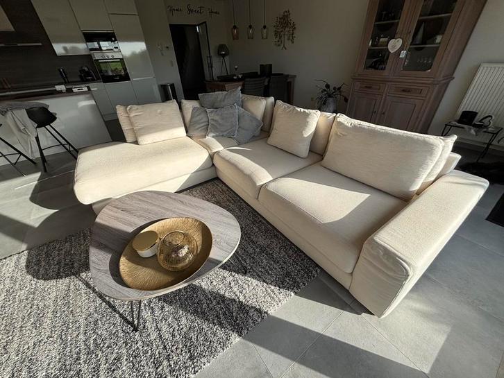 Prachtige zithoek met grote loveseat/lounge, Huis en Inrichting, Zetels | Complete zithoeken, Zo goed als nieuw, Ophalen