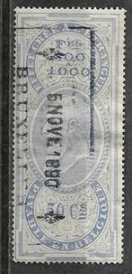 Belgie fiscale zegel 1890, Postzegels en Munten, Postzegels | Europa | België, Ophalen of Verzenden, Gestempeld