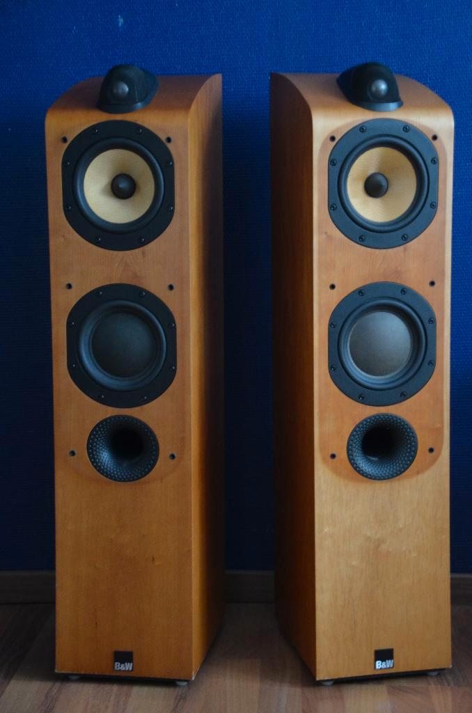 B&W 704 Floorstanding Speakers; Cherrywood Pair, Audio, Tv en Foto, Luidsprekerboxen, Gebruikt, Center speaker, Ophalen