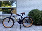 spirit cruiser jongensfiets zwart-oranje frame 37, 22 inch, Ophalen, 22 inch, Gebruikt, Handrem