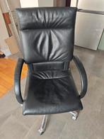 Chaise Vitra Cuir Vintage, Huis en Inrichting, Ophalen, Leer