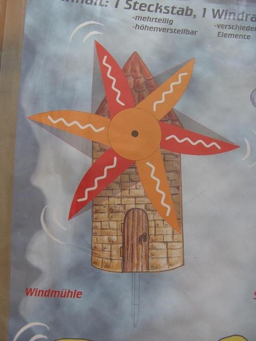 WINDMOLEN Windmolen windmühle NIEUW, Kinderen en Baby's, Speelgoed | Buiten | Actiespeelgoed, Nieuw, Ophalen of Verzenden