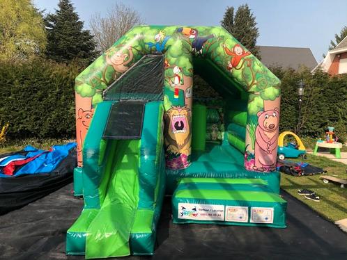 Château Gonflable JUNGLE à louer, Hobby en Vrije tijd, Feestartikelen | Verhuur, Nieuw, Ophalen