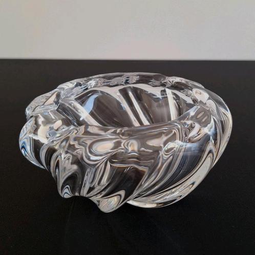 Val St Lambert spiraalvormige kristallen asbak, Antiek en Kunst, Antiek | Glaswerk en Kristal, Ophalen of Verzenden