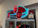 Racewagen NeoN reclame verlichting, Ophalen of Verzenden, Gebruikt, Lichtbak of (neon) lamp