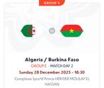 Billet officiel : Algérie vs Burkina Faso - AfCon 2025, Tickets & Billets, Décembre