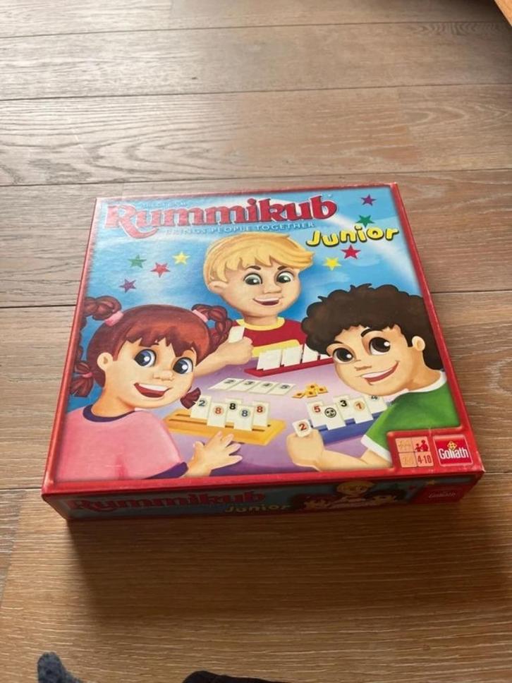 Rummikub junior, Hobby en Vrije tijd, Gezelschapsspellen | Bordspellen, Zo goed als nieuw, Een of twee spelers, Drie of vier spelers