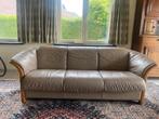 leren 3zit bank, Huis en Inrichting, Zetels | Zetels, Ophalen, Gebruikt, Driepersoons, Rechte bank