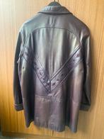 Veste en cuir 3/4 bordeaux, Kleding | Dames, Jassen | Winter, Ophalen, Zo goed als nieuw, Maat 42/44 (L)