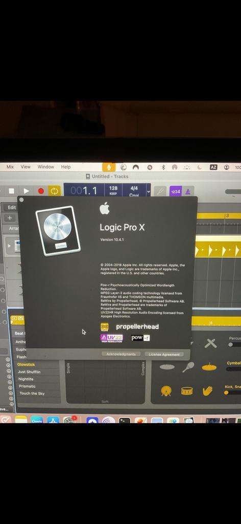Logic pro x music programma, Computers en Software, Audio-software, Zo goed als nieuw, Ophalen of Verzenden