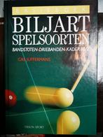 Biljart spelsoorten band, drieband, kader Cas Juffermans, Ophalen of Verzenden, Zo goed als nieuw