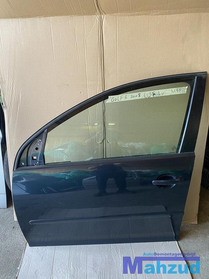 VW GOLF 5 groen LC5F Links linker voor deur portier, Auto-onderdelen, Carrosserie, Deur, Volkswagen, Gebruikt, Ophalen of Verzenden