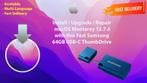 Installeer macOS Monterey 12.7.6 via USB-C / 3.1 Stick 64GB, Computers en Software, Besturingssoftware, Verzenden, Nieuw, MacOS
