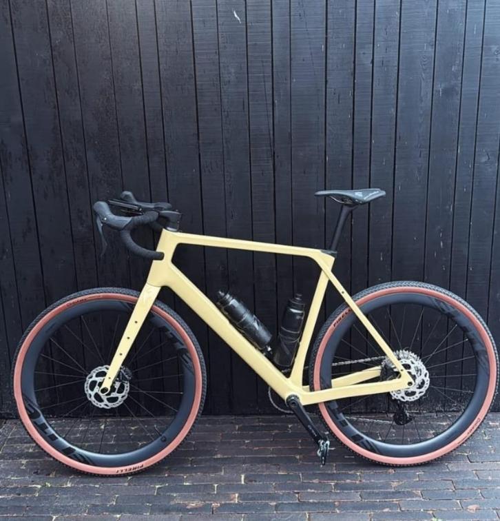 Gravelbike Full Carbon XL, Fietsen en Brommers, Fietsen | Racefietsen, Nieuw, Heren, 10 tot 15 versnellingen, 28 inch, Carbon