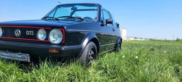 VW Golf 1 Cabrio GLI  112pk, Achat, Cabriolet, Boîte manuelle, Noir