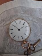 gouden zakhorloge cyliners huit rubis Genève, Handtassen en Accessoires, Ophalen, Zakhorloge